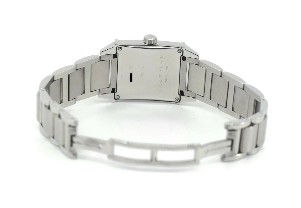 Girard Perregaux Vintage Diamond Stainless Steel Watch 2574