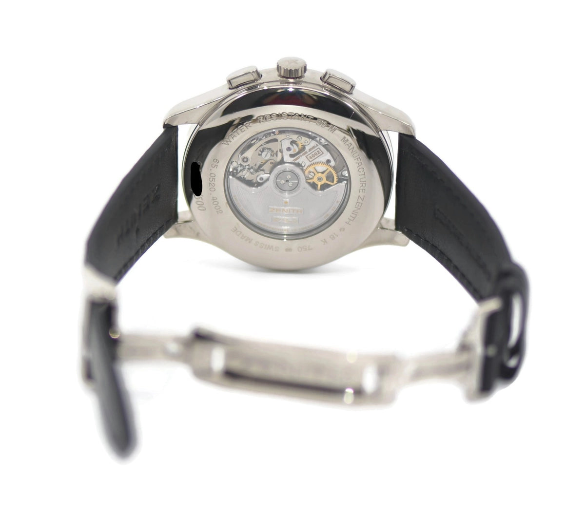 Zenith El Primero 18K White Gold Watch 65.0520.4002
