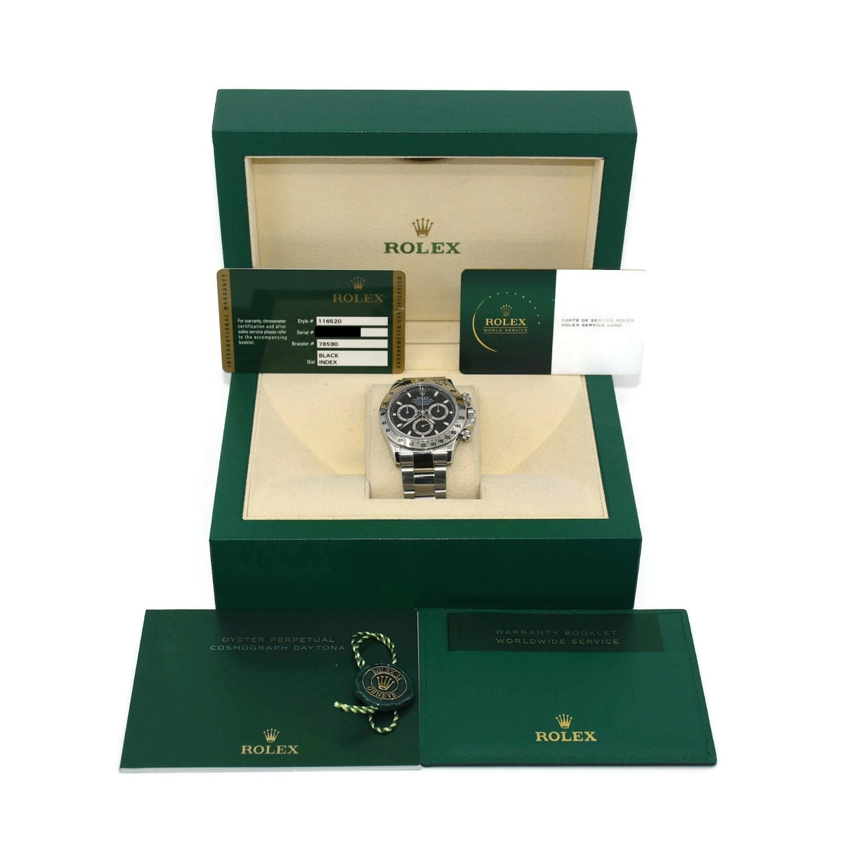 Rolex Daytona Stainless Steel Watch 116520