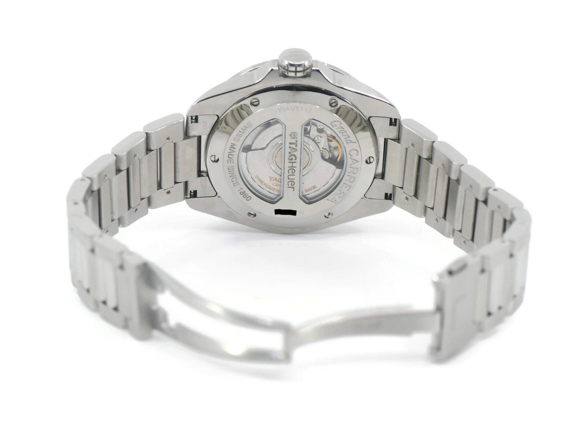Tag Heuer Grand Carrera Stainless Steel Watch WAV5112