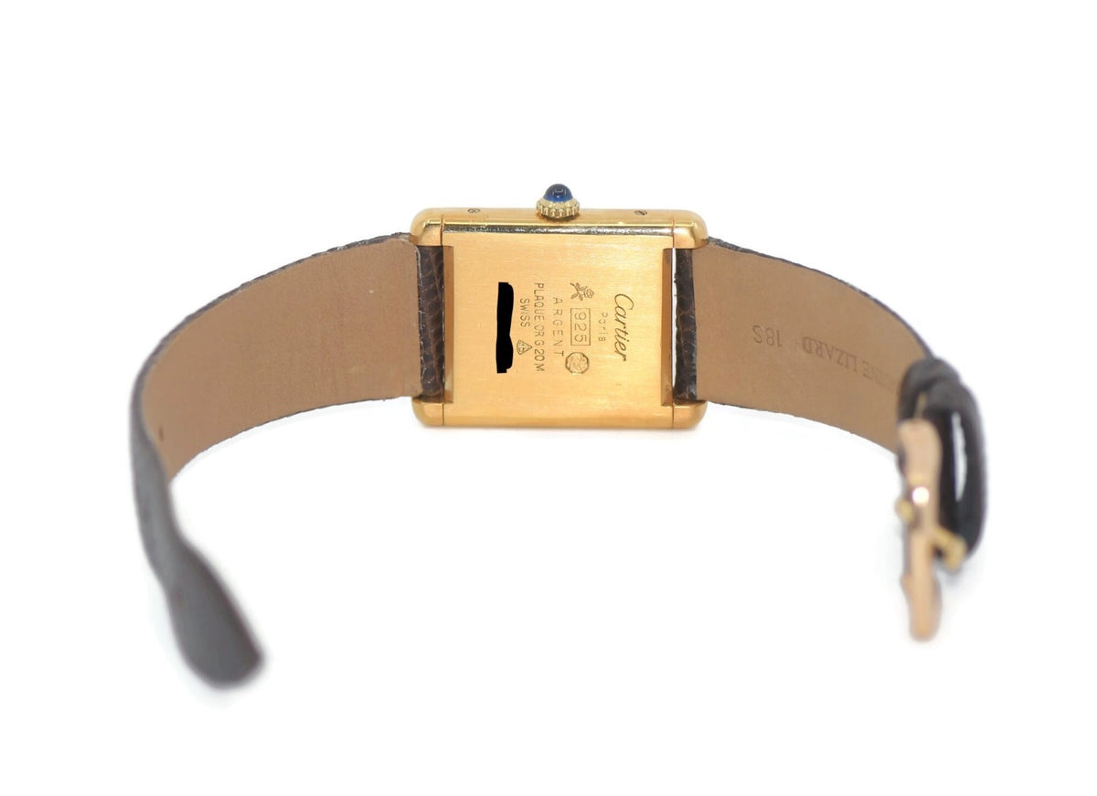 Cartier Tank Must Sterling Silver Watch 2415