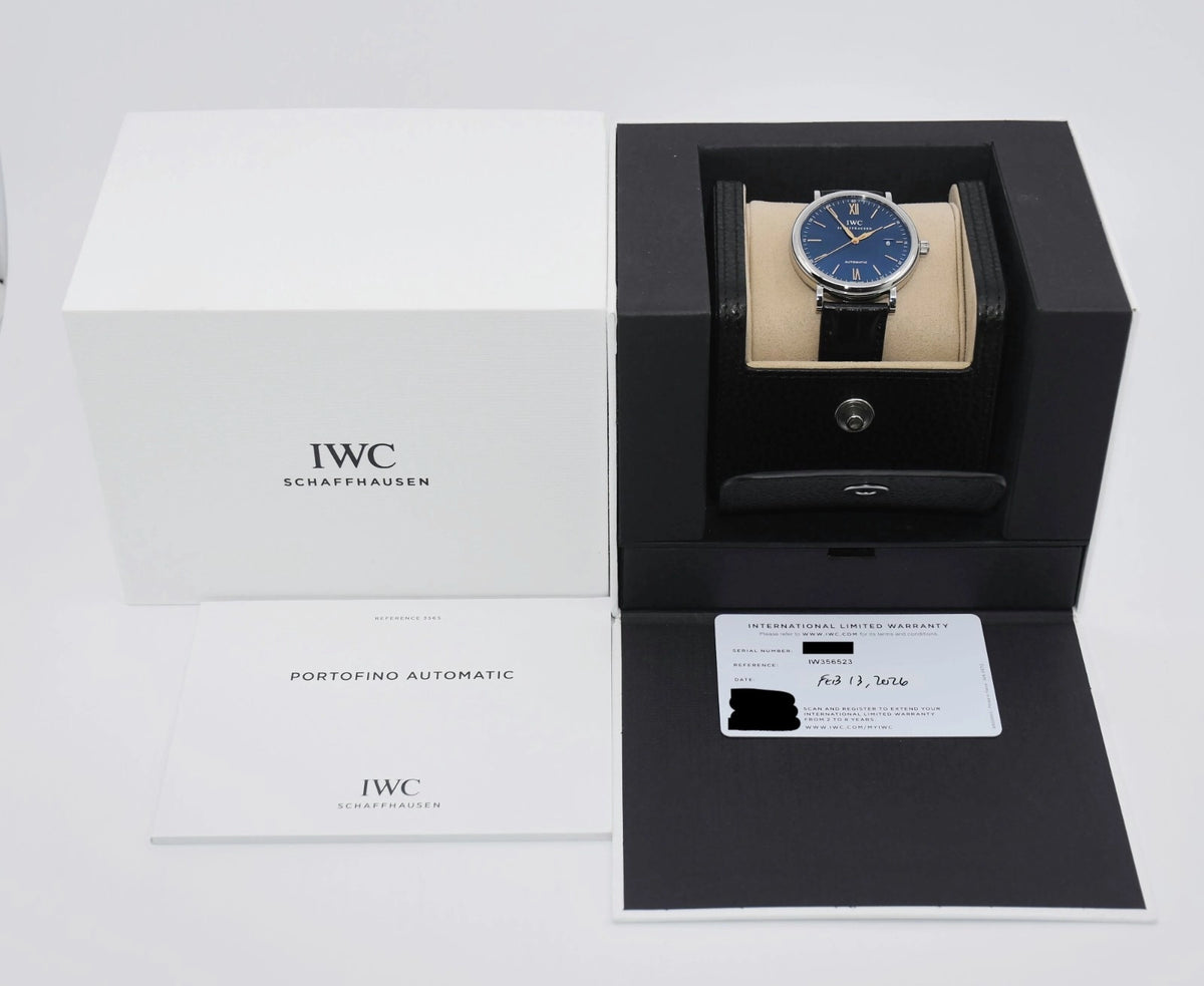 IWC Portofino Stainless Steel Watch IW356523