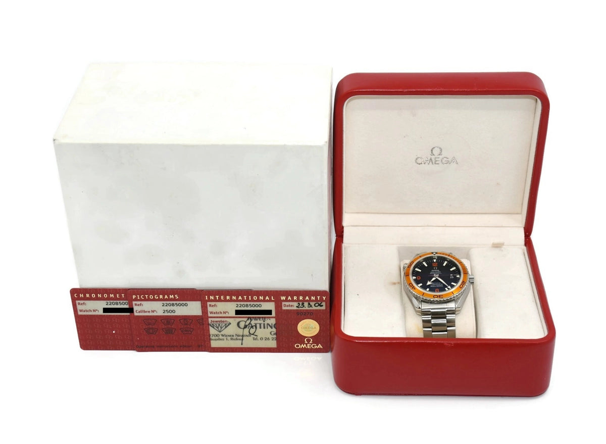 Omega Seamaster Planet Ocean Stainless Steel Watch 2208.50