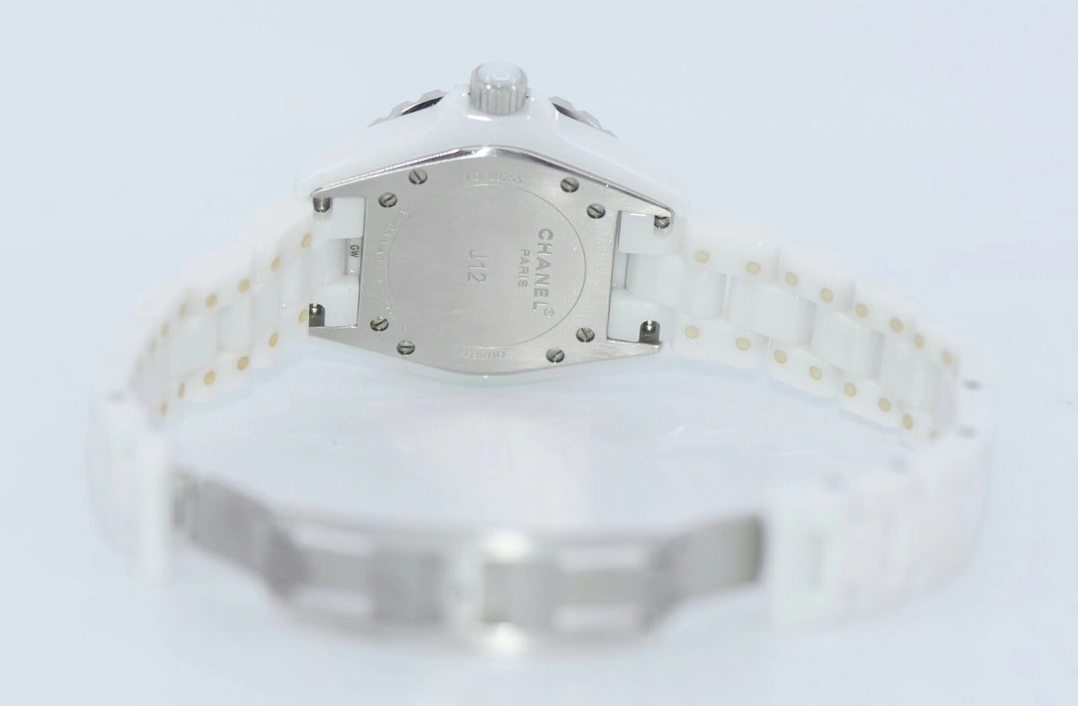 Chanel J12 Diamond White Ceramic Watch H1628