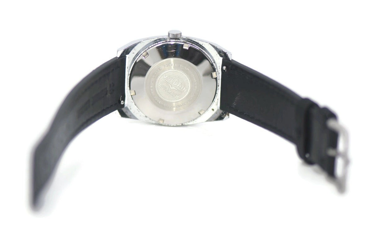 Vulcain Day Date Stainless Steel Watch