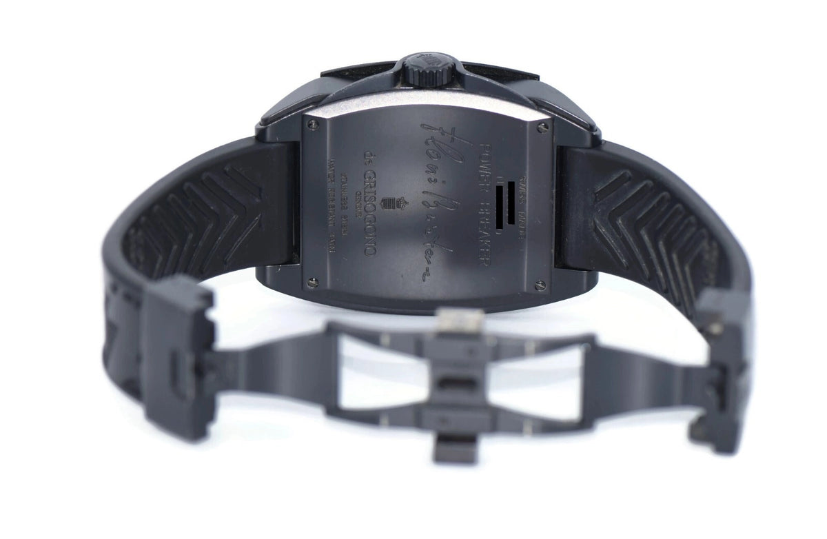 De Grisogono Power Breaker Black Stainless Steel Watch