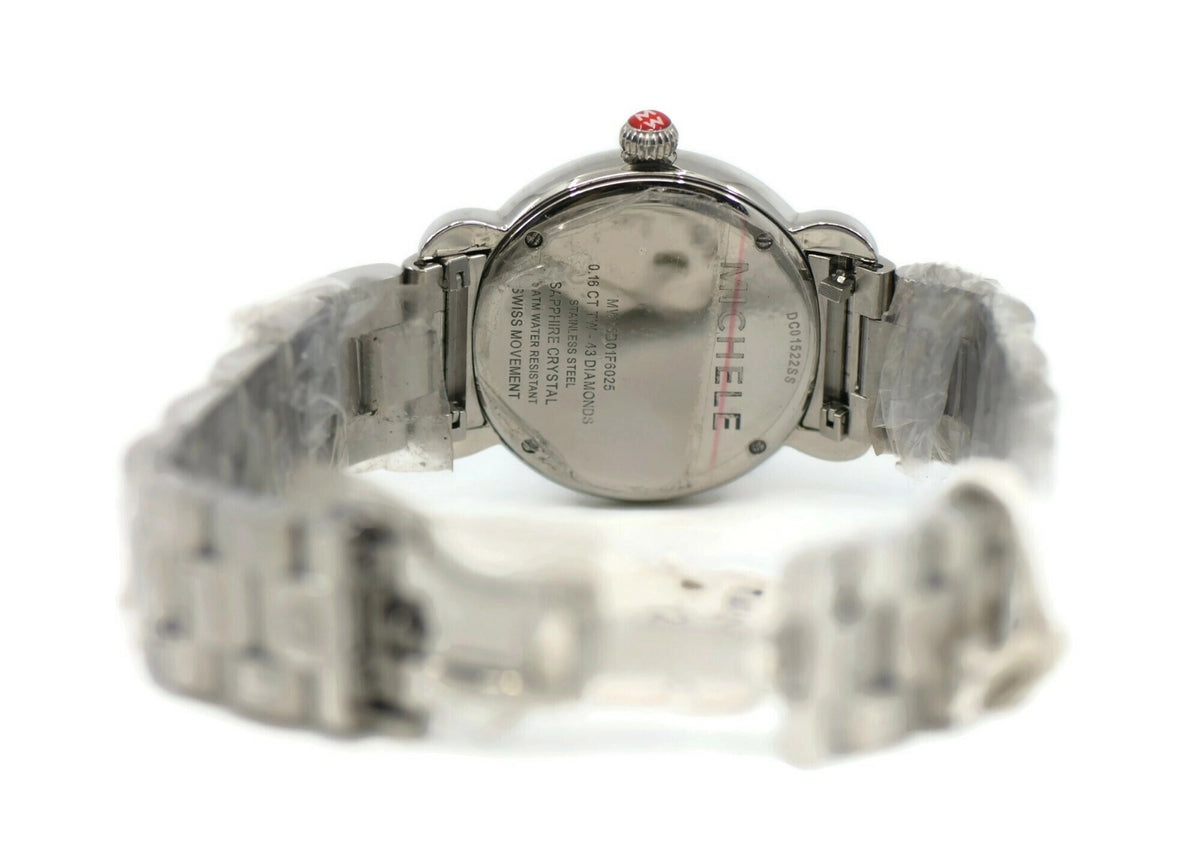 Michele Coral Diamond Stainless Steel Watch MW06P01B4046