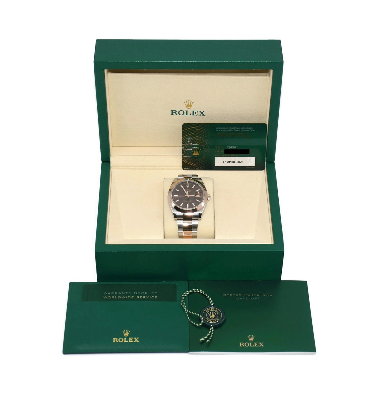 Rolex Datejust 41 Chocolate 18K/Stainless Steel Watch 126301