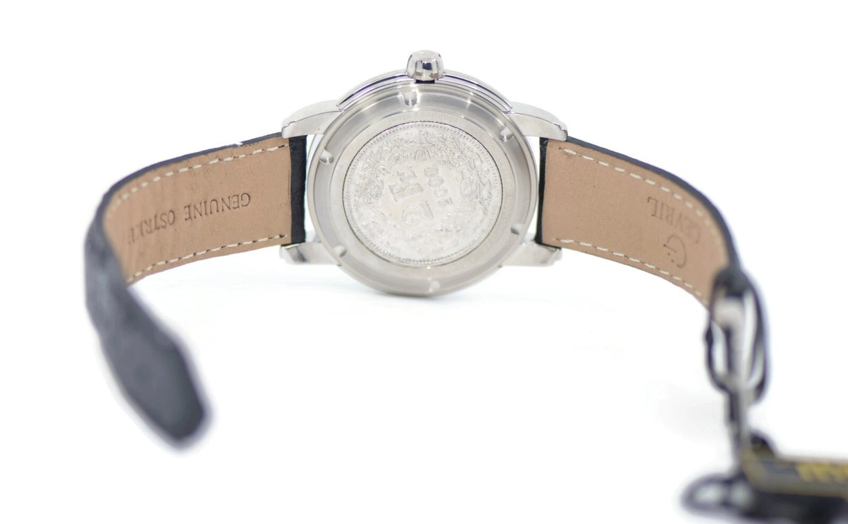 Gevril Dual Time Moon Stainless Steel Watch M0111R1