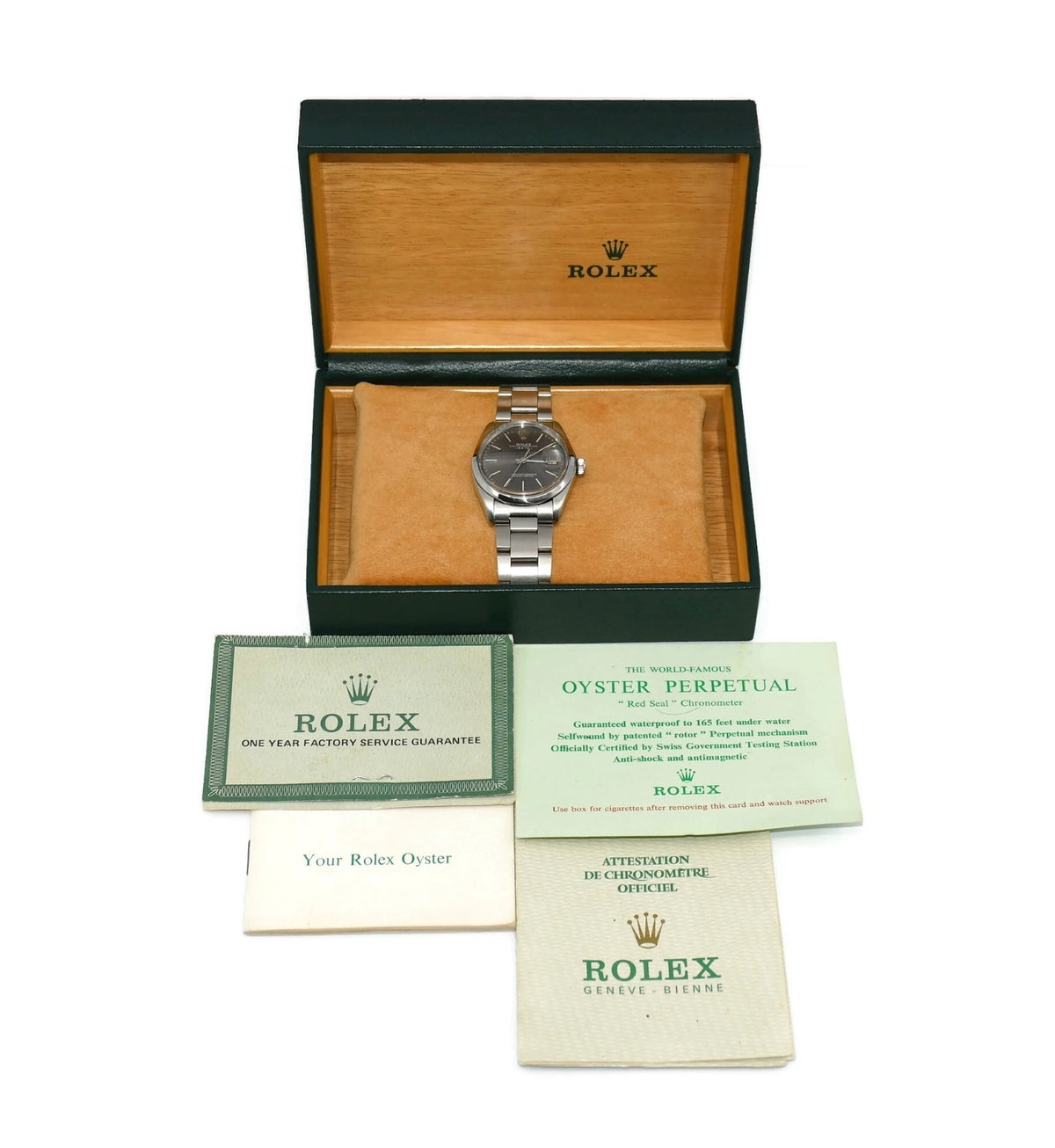 Rolex Oyster Perpetual Stainless Steel Watch 1500