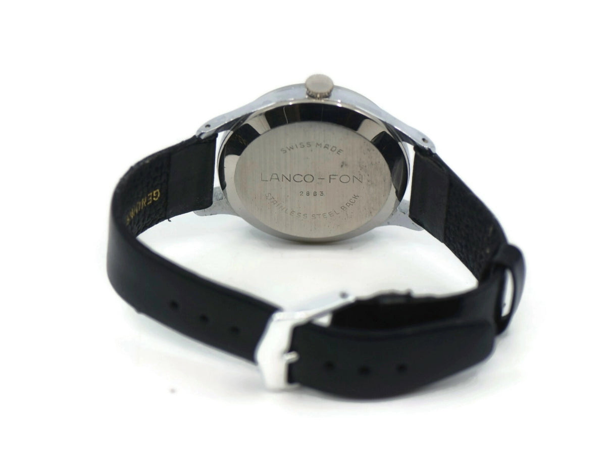 Lanco-Fon Alarm Stainless Steel Watch