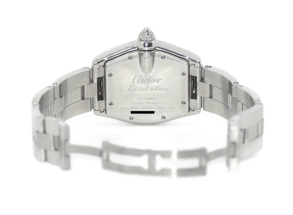 Cartier Roadster Large Diamond Stainless Steel Watch W62041V3
