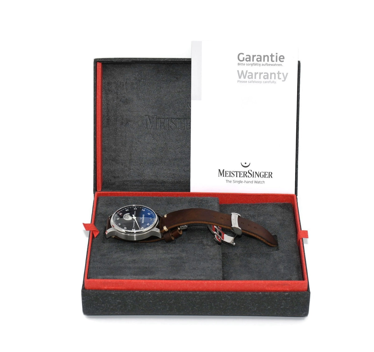 Meistersinger Stratascope Stainless Steel Watch ST982