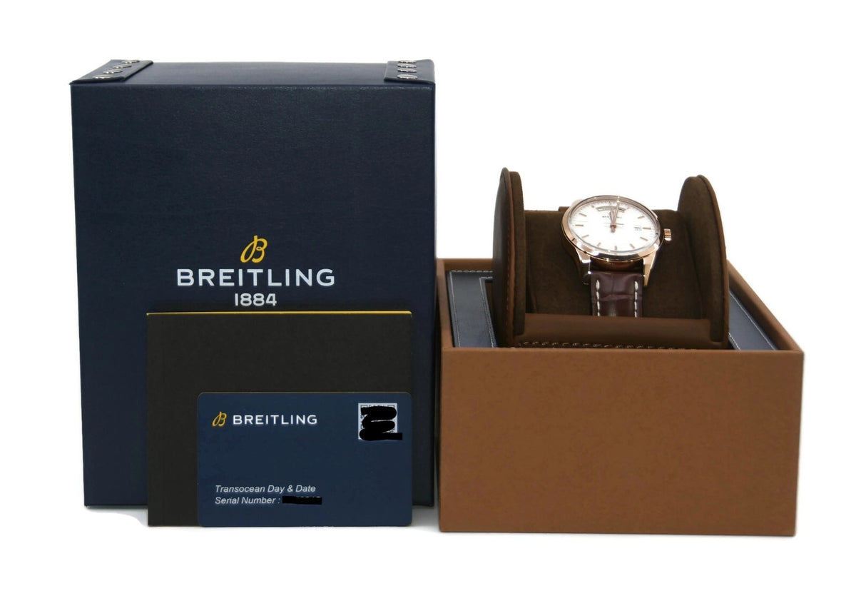 Breitling Transocean 18K Rose Gold Watch R45310