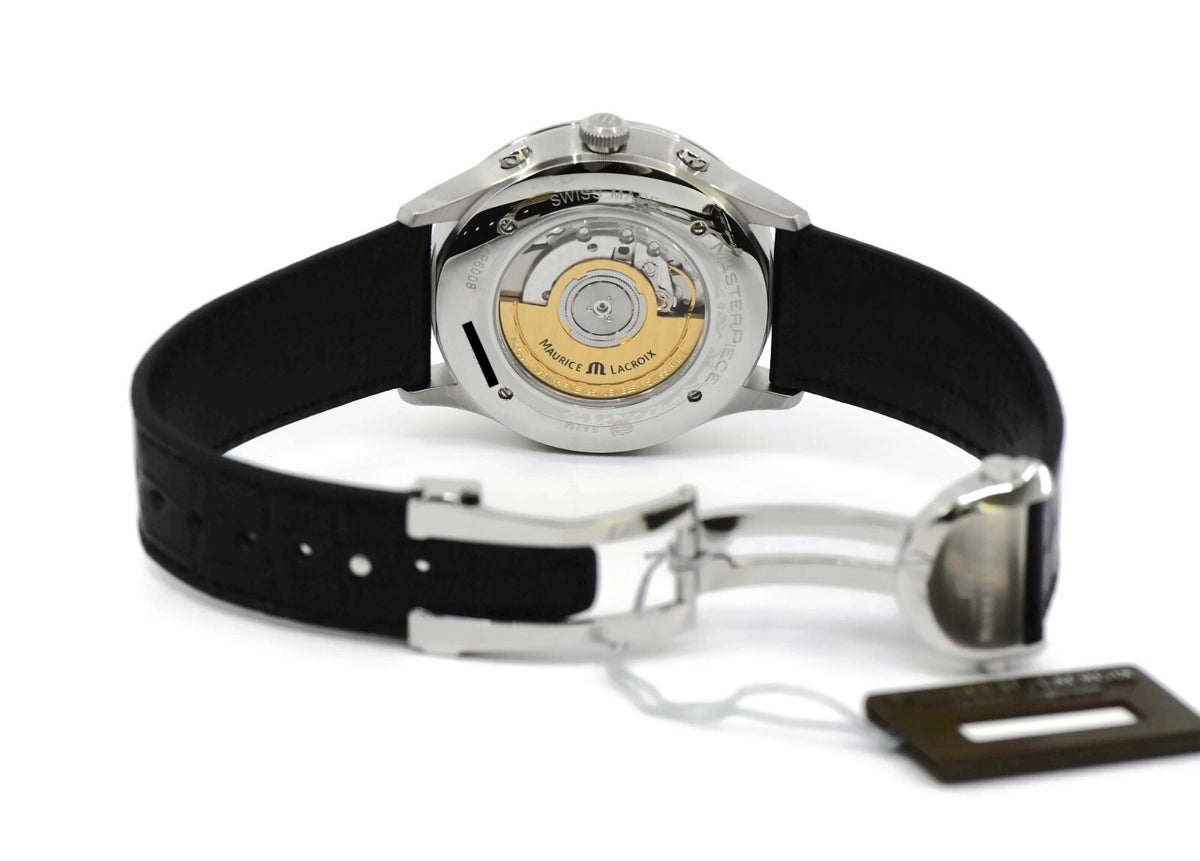 Maurice Lacroix Masterpiece Worldtimer Stainless Steel Watch MP6008