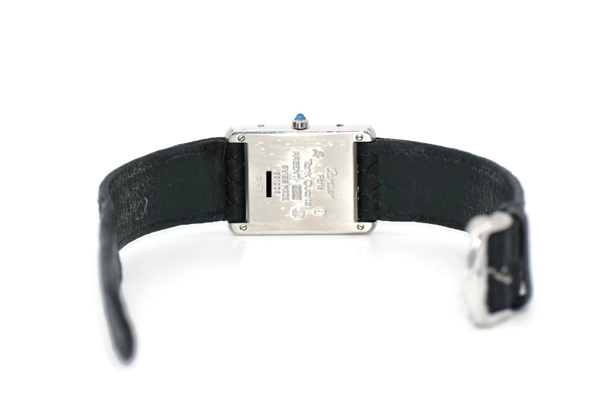 Cartier Tank Sterling Silver Watch 681006