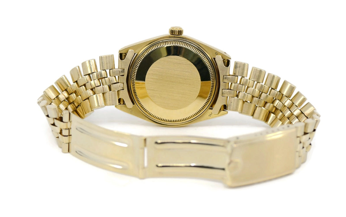 Rolex Oyster Perpetual Date 14K Yellow Gold Watch 1500