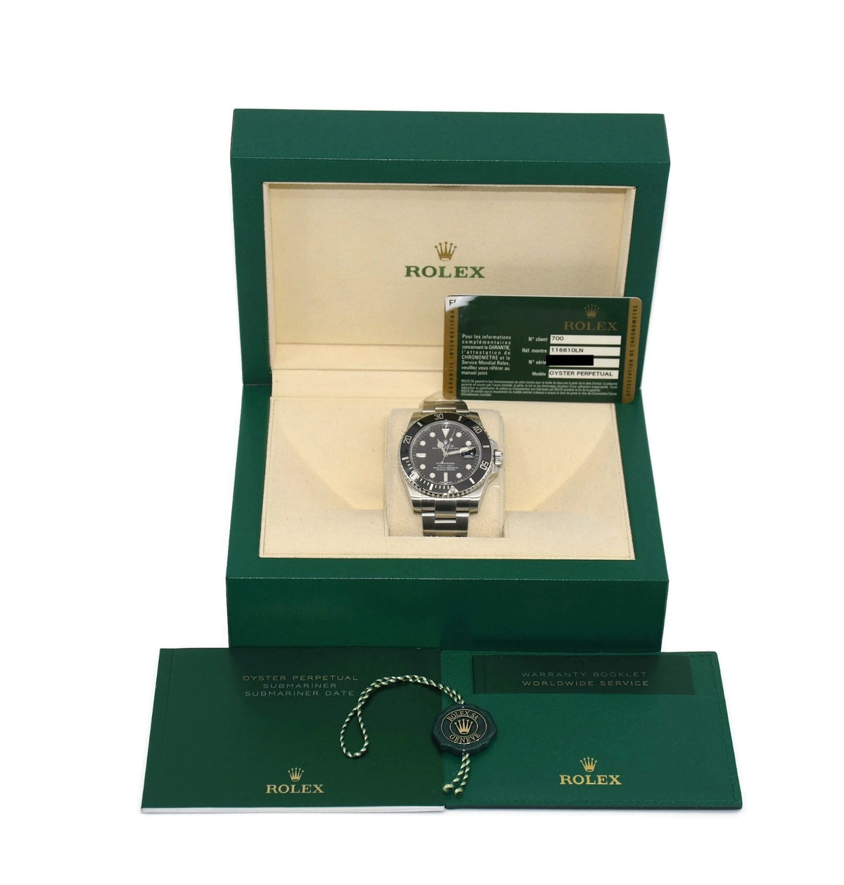 Rolex Submariner Stainless Steel Watch 116610LN