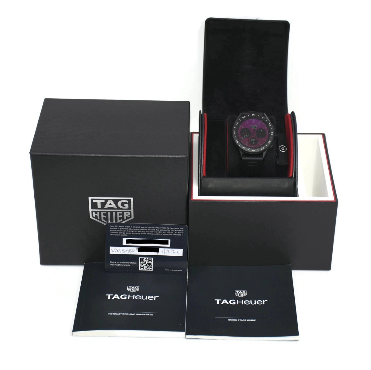 Tag Heuer Connected Black Titanium Watch SBG8A80