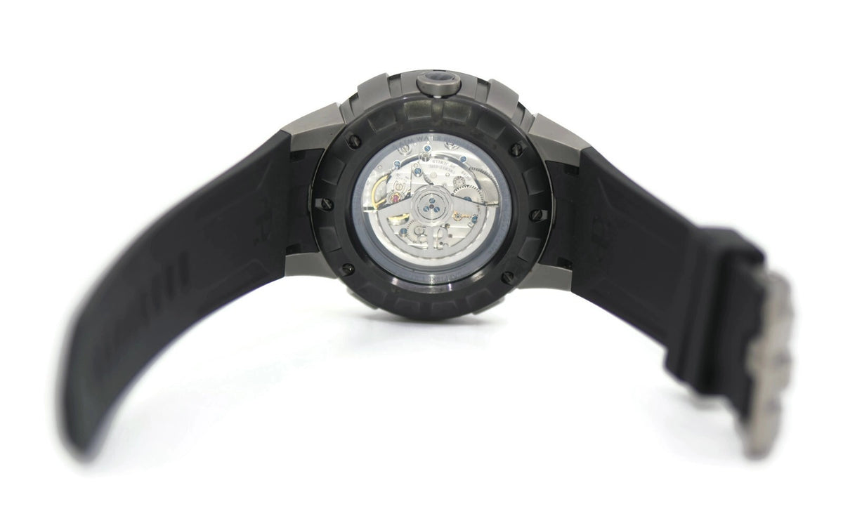 Perrelet Turbine Chronograph Stainless Steel Watch A1050/4