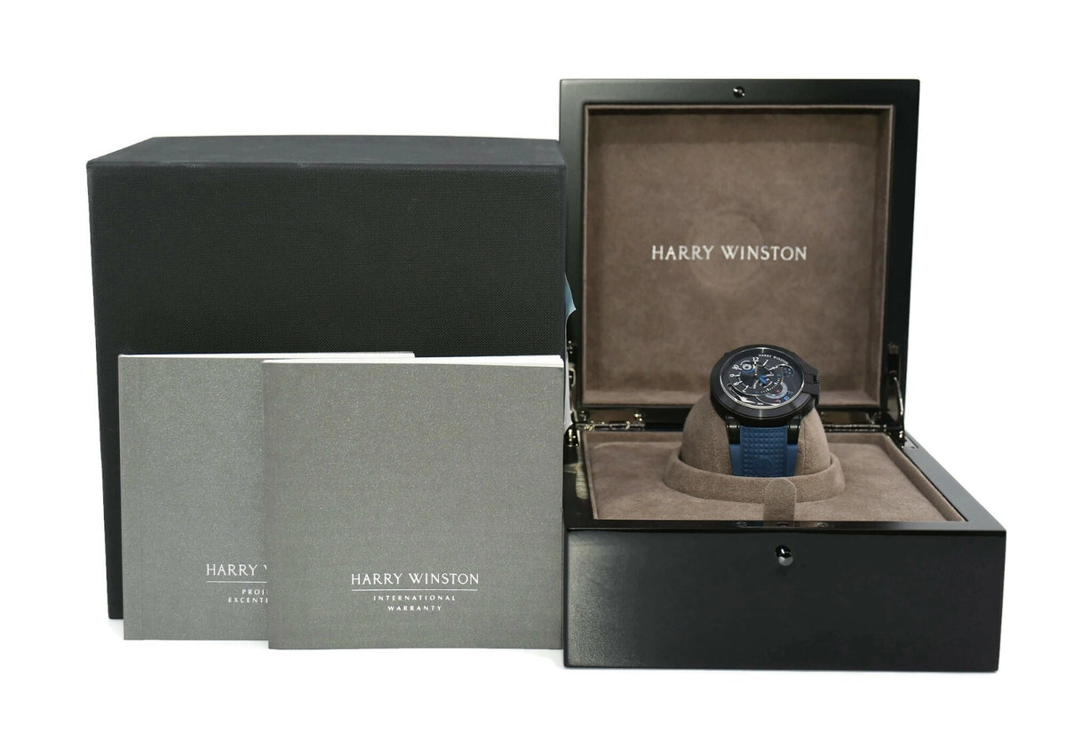 Harry Winston Project Z Black Edition Stainless Steel Watch OCEMAL44ZZ004