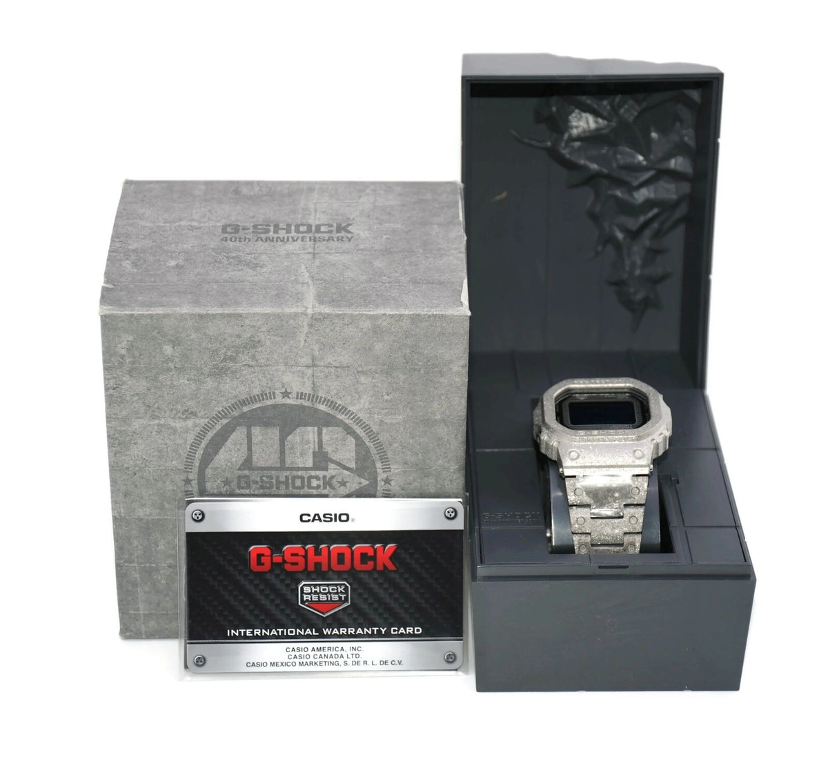 Casio G-Shock Stainless Steel Watch GMWB5000PS-1