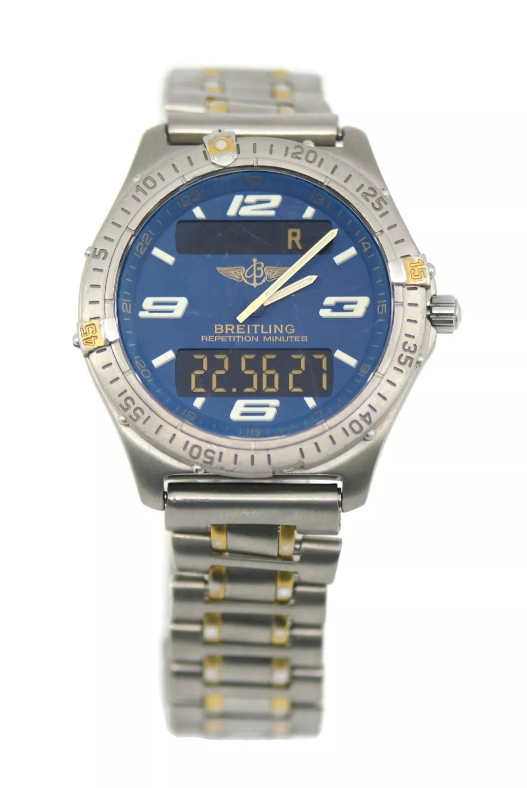 Breitling Aerospace Two Tone Titanium Watch F65362