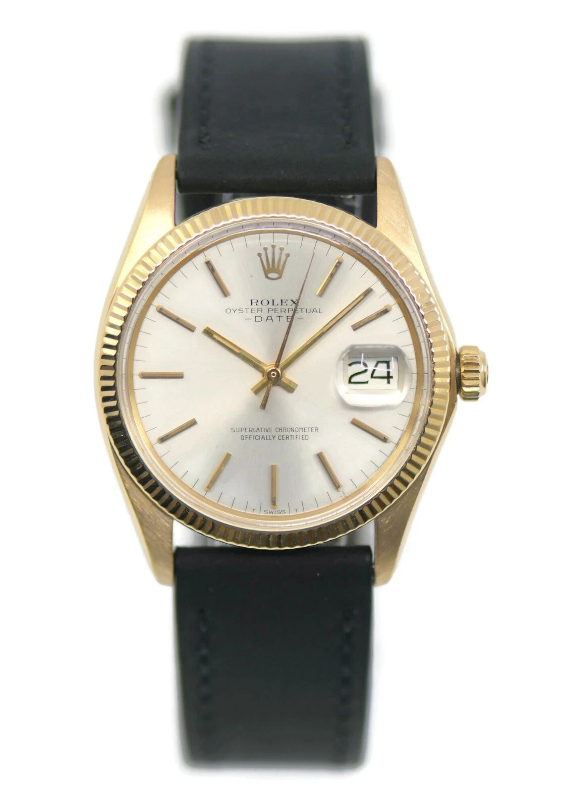 Rolex Oyster Perpetual Date 18K Yellow Gold Watch 1503