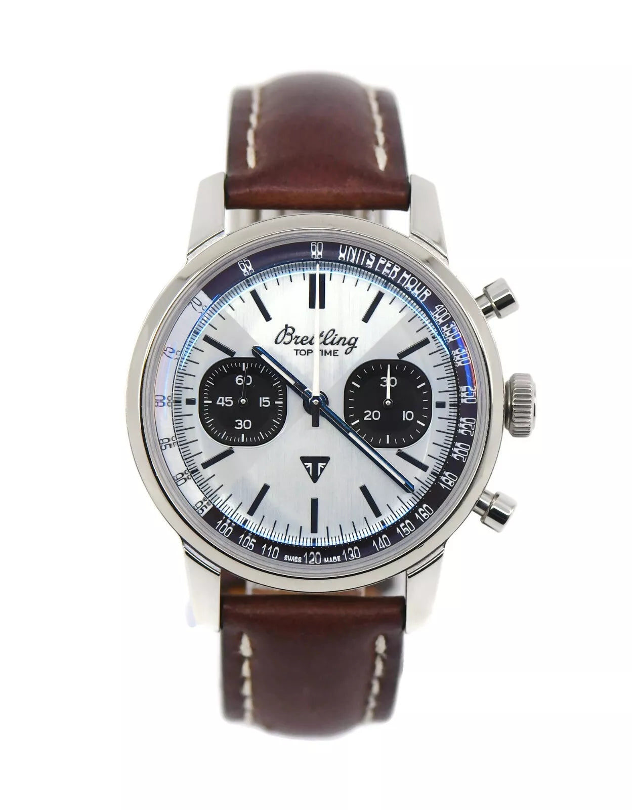 Breitling Top Time Triumph Chronograph Stainless Steel Watch AB0176