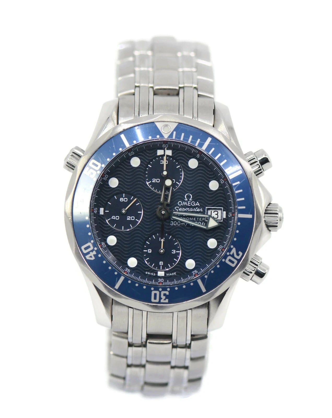 Omega Seamaster Chronograph Stainless Steel Watch 2599.80