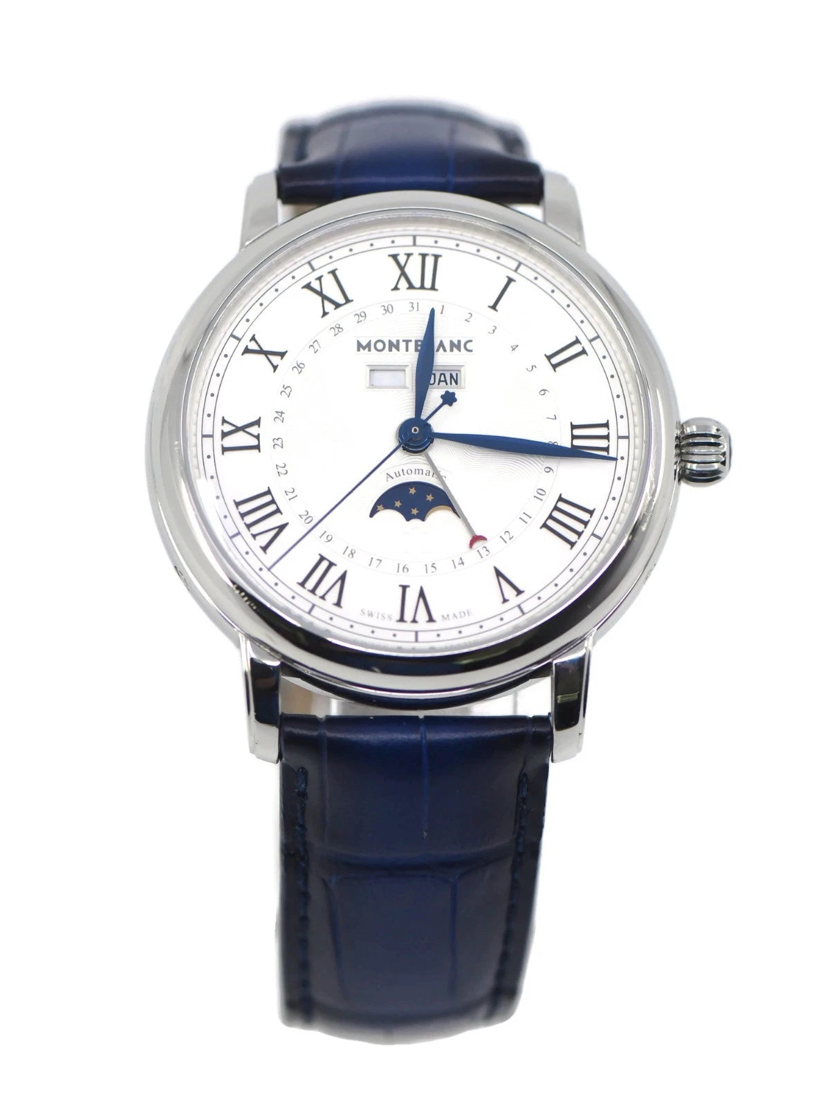 Montblanc Star Calendar Stainless Steel Watch 119955