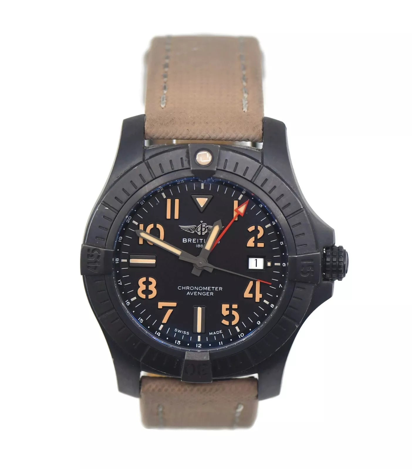 Breitling Avenger Night Mission Titanium Watch V32395
