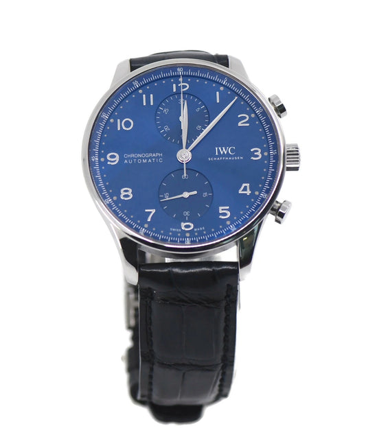 IWC Portuguese Chronograph Stainless Steel Watch IW371606
