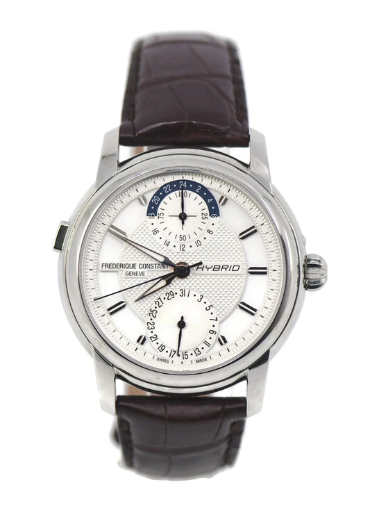 Frederique Constant Hybrid Stainless Steel Watch FC-750V4H6