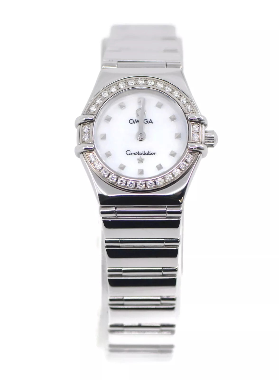 Omega Constellation Diamond Stainless Steel Watch