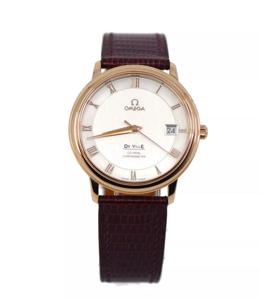 Omega DeVille 18K Rose Gold Watch 4678.31.02