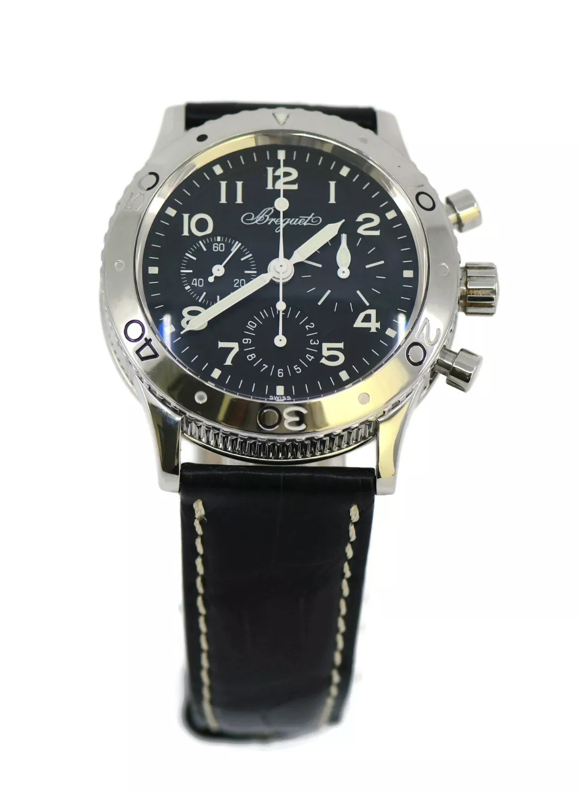 Breguet Type XX Chronograph Stainless Steel Watch 3800