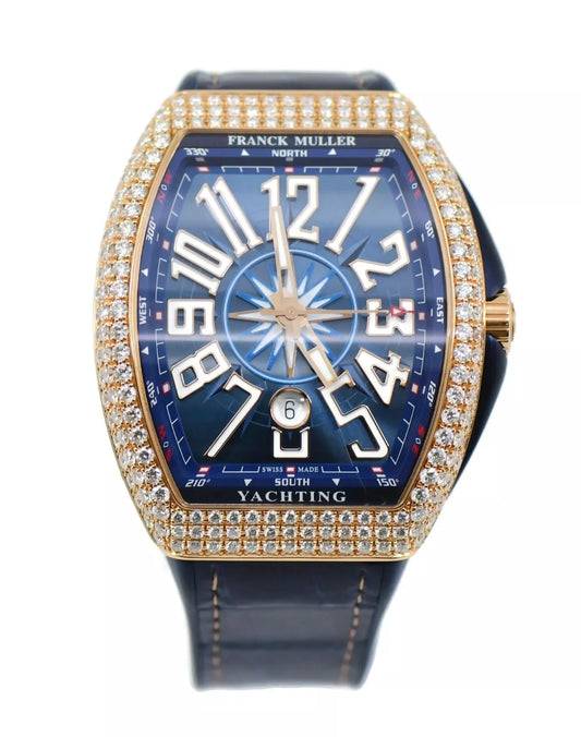 Franck Muller Vanguard Diamond 18K Rose Gold Watch V45SCDTD