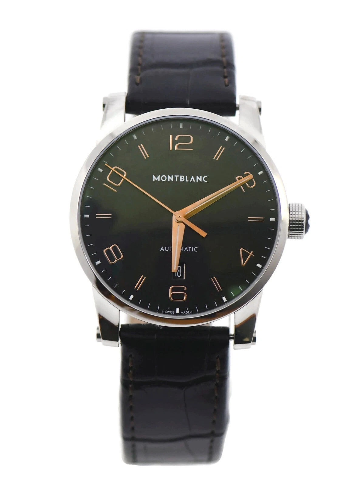 Montblanc Timewalker Stainless Steel Watch 110337