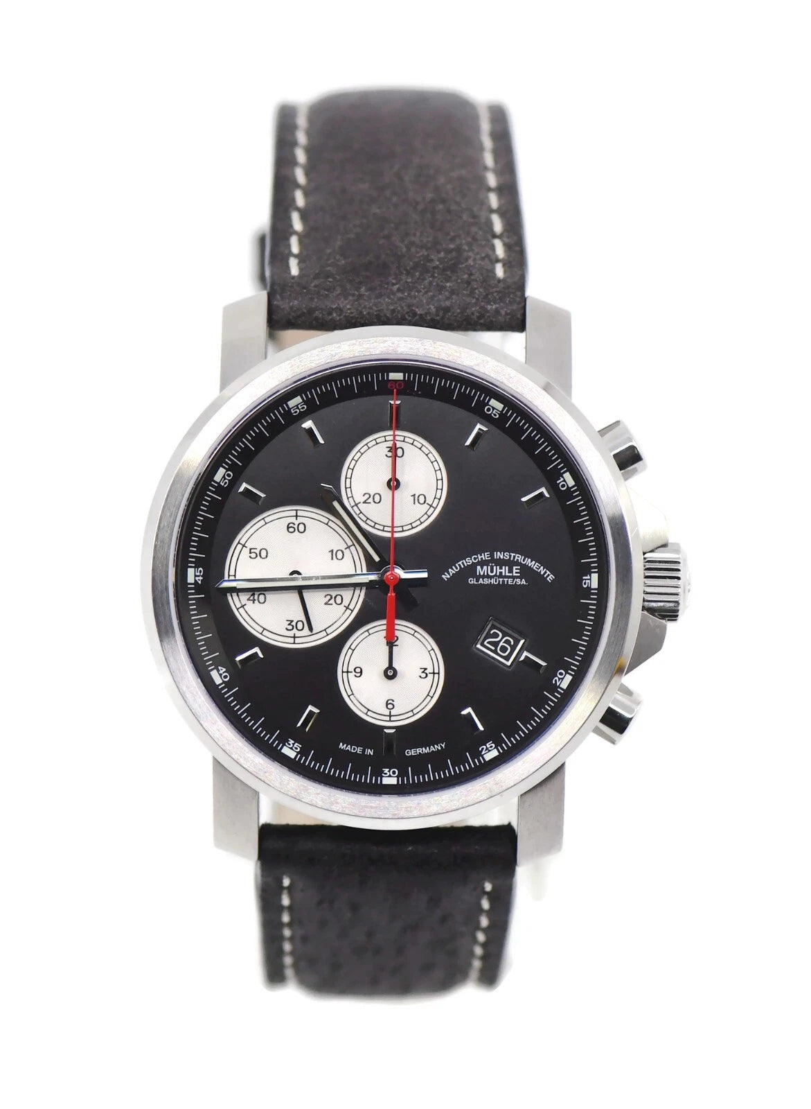 Muhle Glashutte 29ER Chronograph Stainless Steel Watch M1-25-43-LB