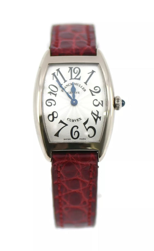 Franck Muller Curvex 18K White Gold Watch 1752QZ