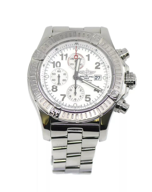 Breitling Super Avenger Chronograph Stainless Steel Watch A13370