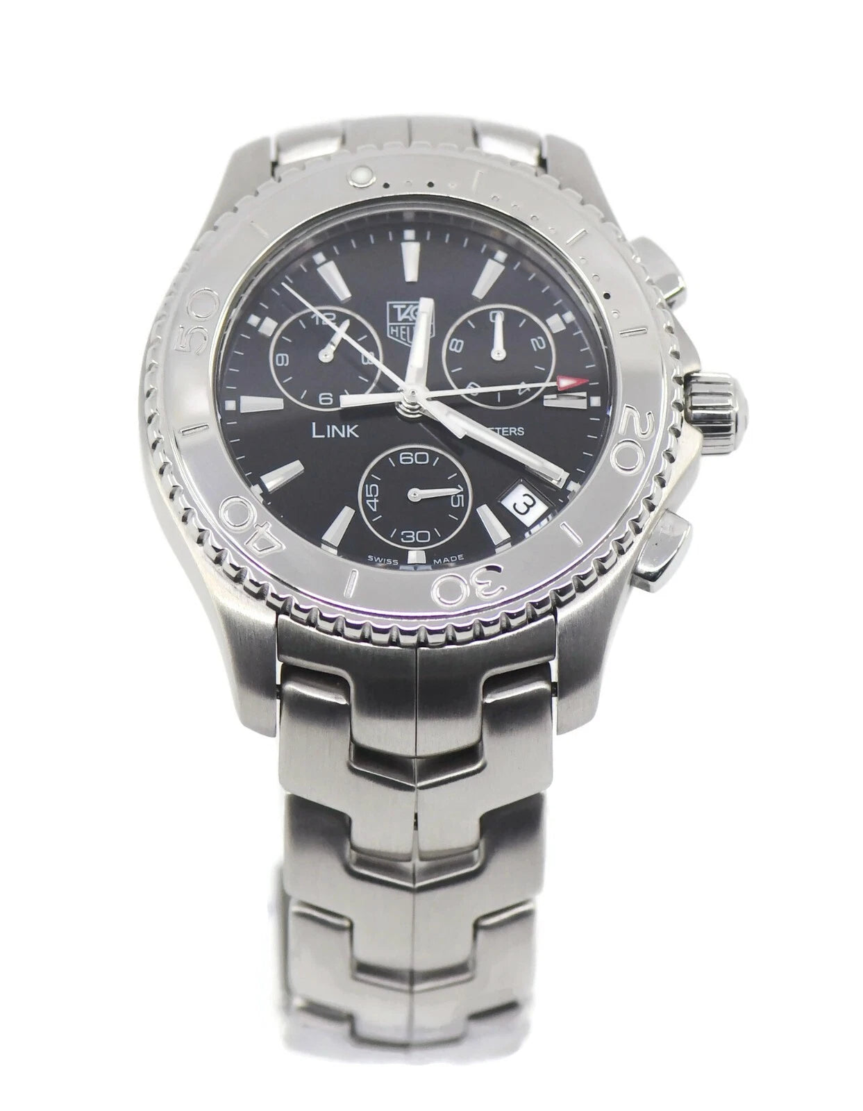 Tag Heuer Link Chronograph Stainless Steel Watch CJ1110