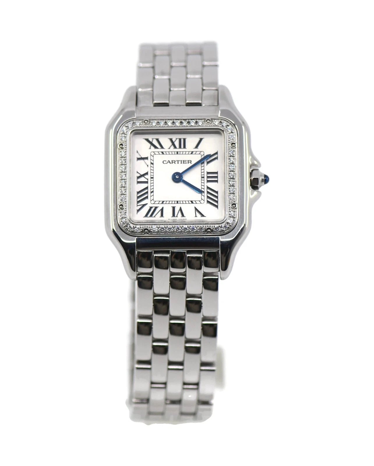 Cartier Panthere Diamond Stainless Steel Watch W4PN0008