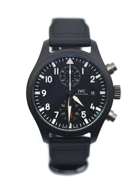 IWC Pilot Top Gun Chronograph Ceramic Watch IW389001