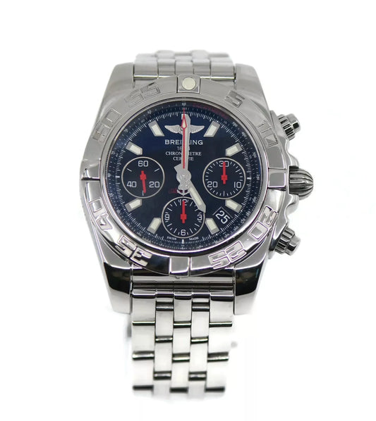 Breitling Chronomat Limited Edition Stainless Steel Watch AB0141