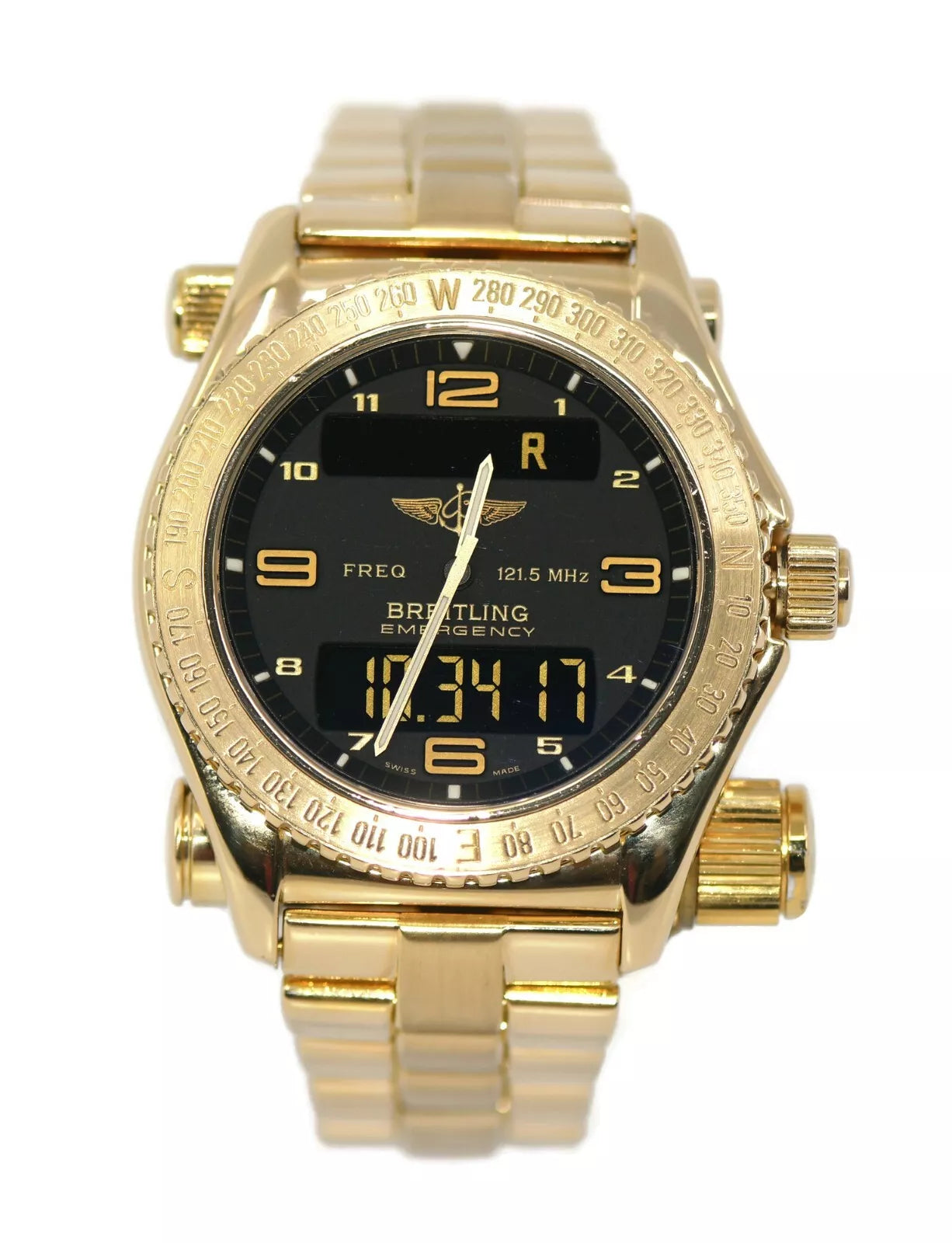 Breitling Emergency 18K Yellow Gold Watch K56321