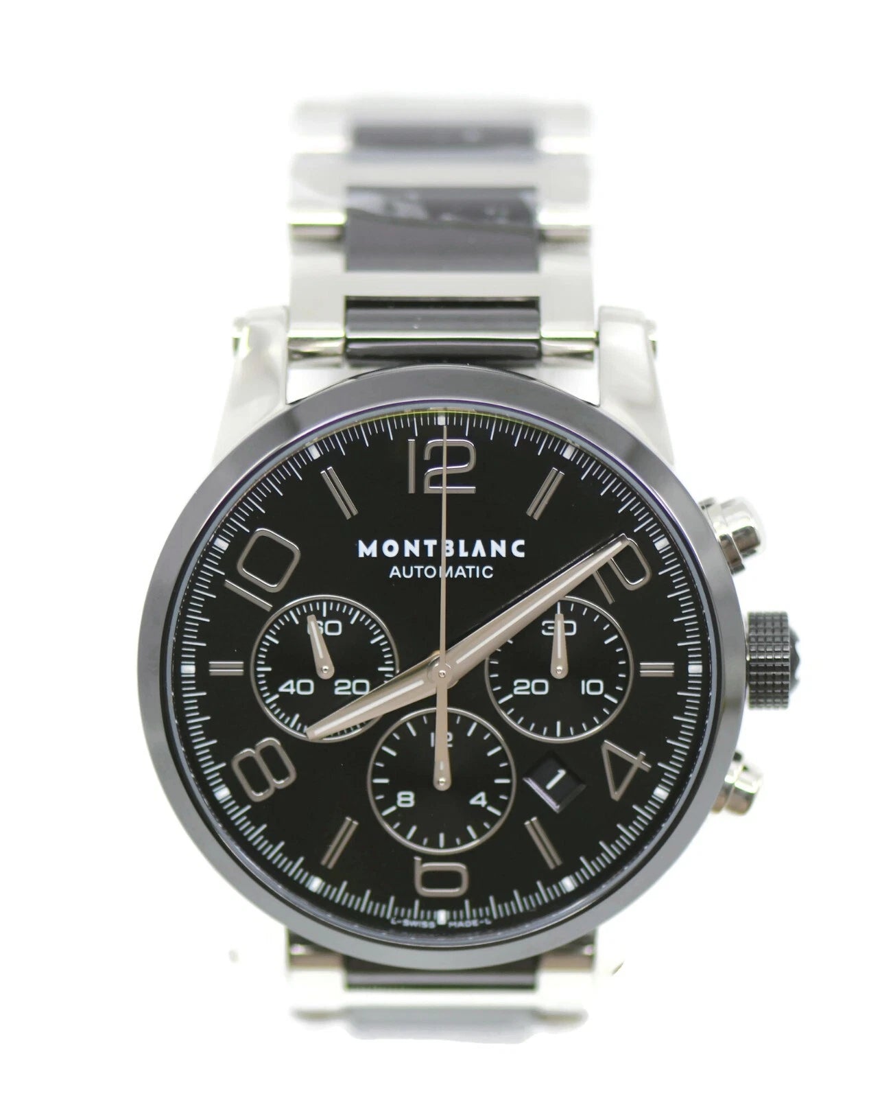 Montblanc Timewalker Ceramic Stainless Steel Watch 103094