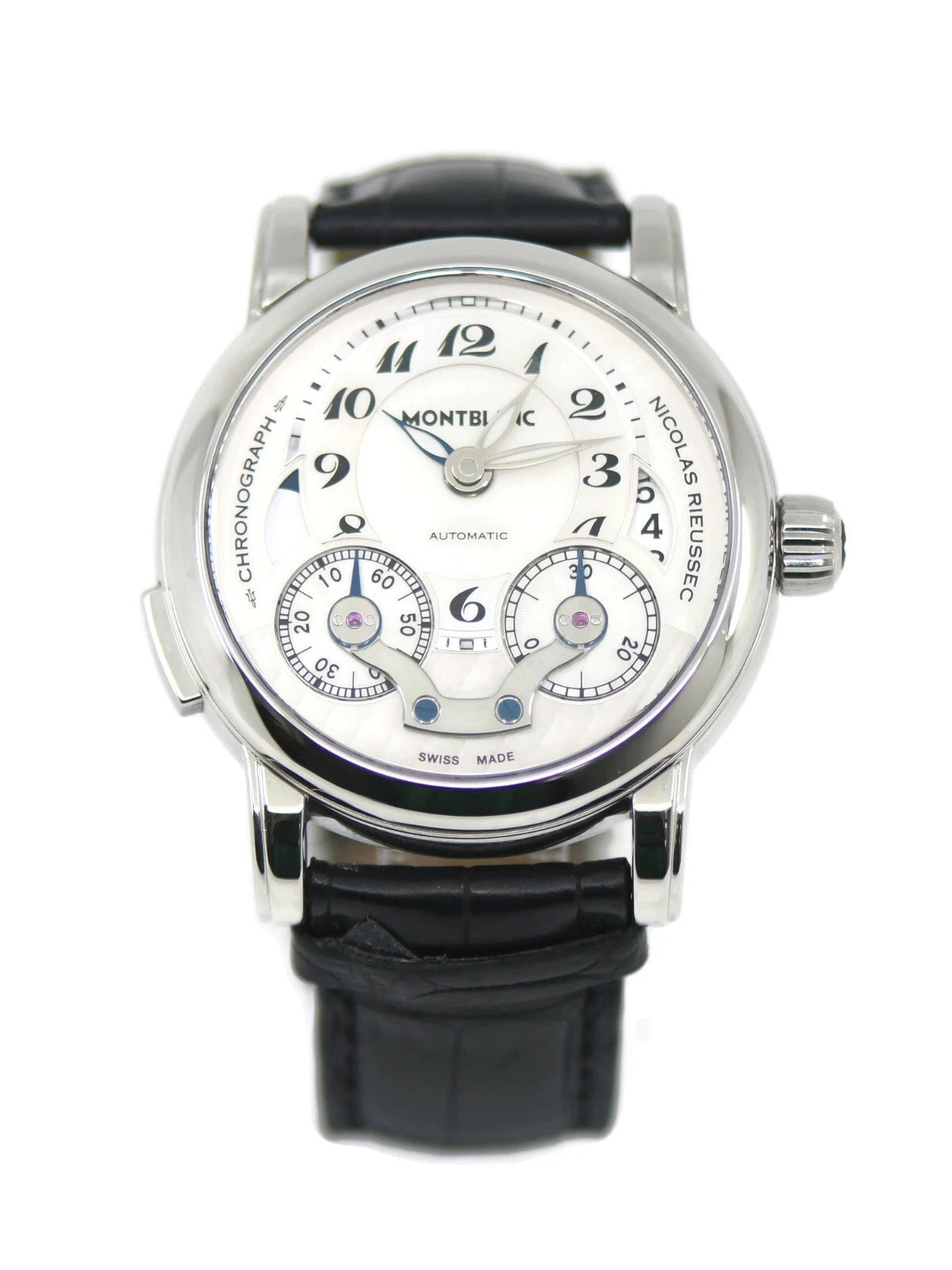 Montblanc Nicolas Rieussec Stainless Steel Watch 106595