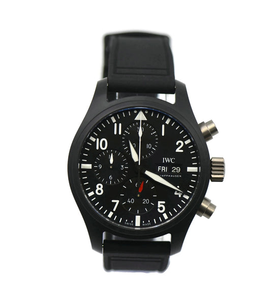 IWC Pilot Top Gun Chronograph Ceramic Watch IW389401
